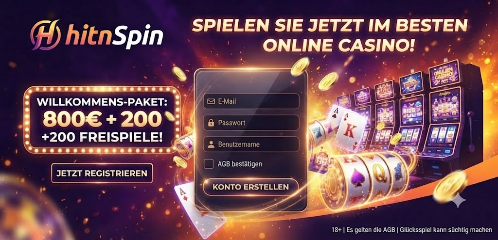 HitnSpin Registrierung